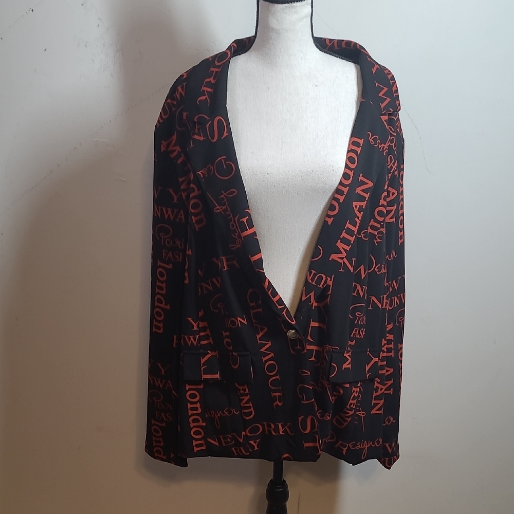 Ashley Stewart Black Blazer